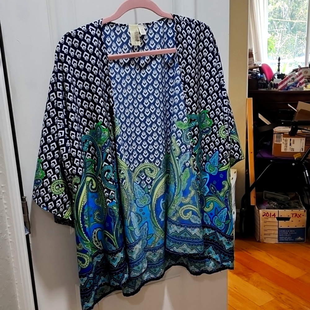 Loose jacket cover up
